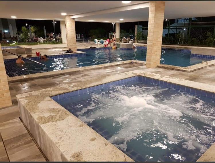Park Veredas Flat 605 Com Acesso Ao Rio - Fantastico! Apartamento Rio Quente